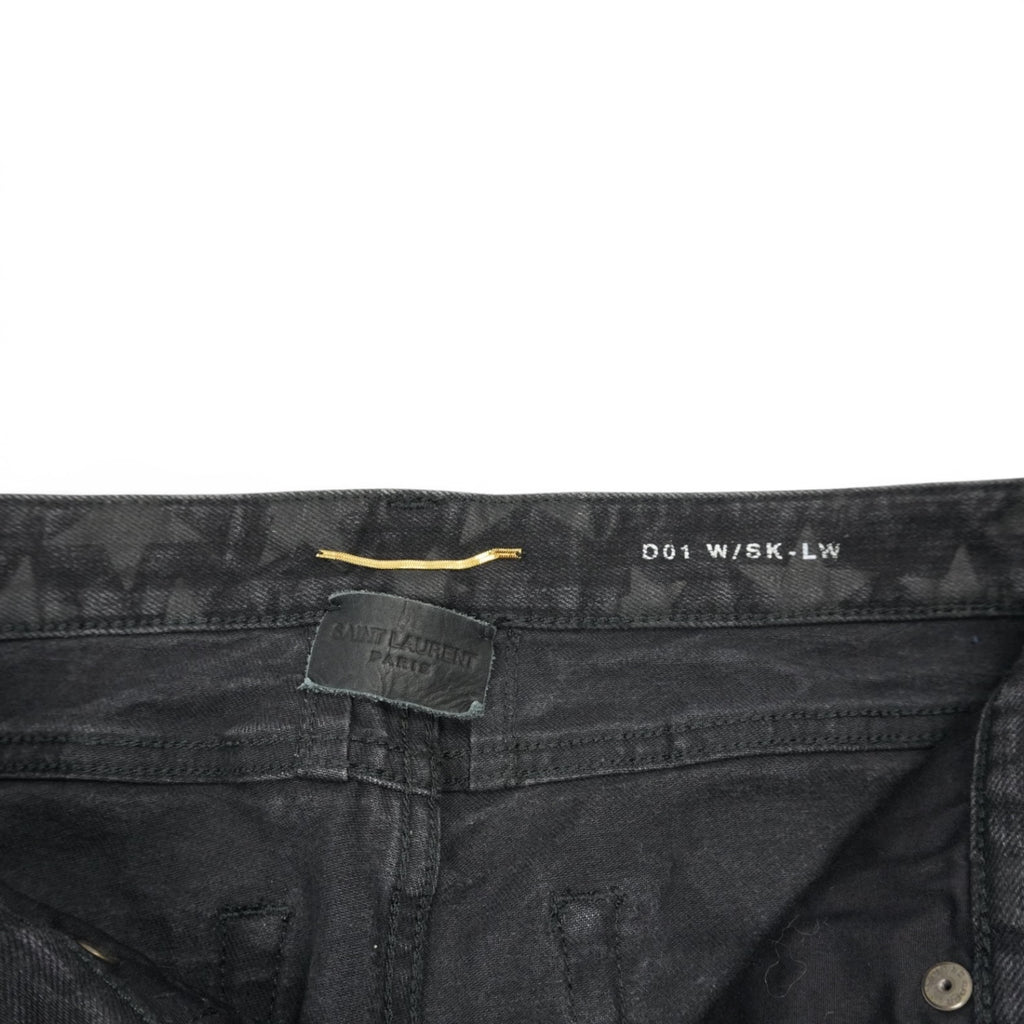 Saint Laurent 2016 stars print denim
