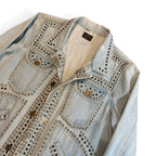 Saint Laurent 2014 Studded Denim Jacket By Hedi Slimane