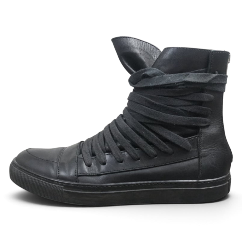 Kris Van Assche black multilaces