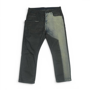 Rick Owens SS19 Babel sample waxed detroit denim
