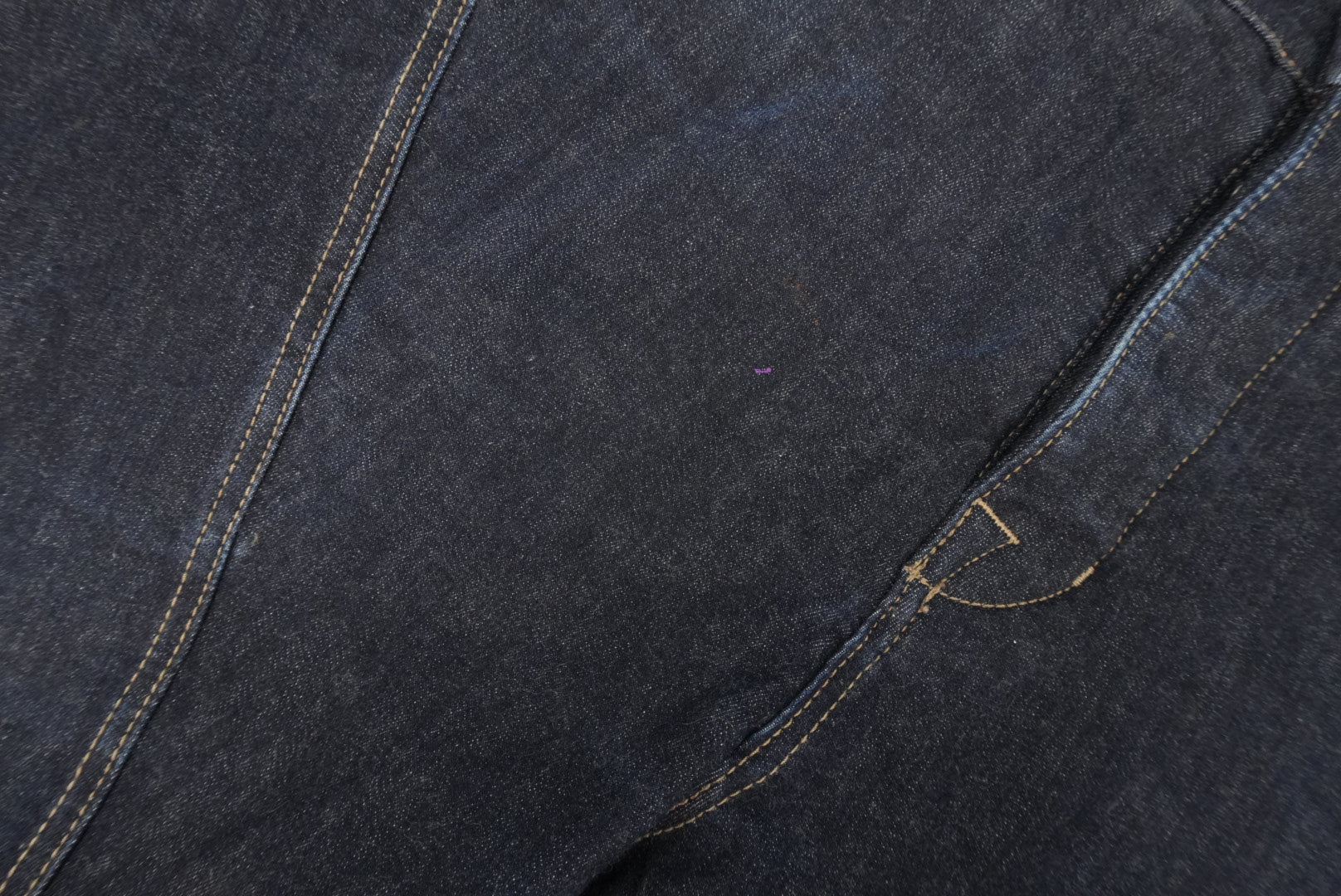 Rick Owens AW25 Concordians sample spiral bias bootcut denim