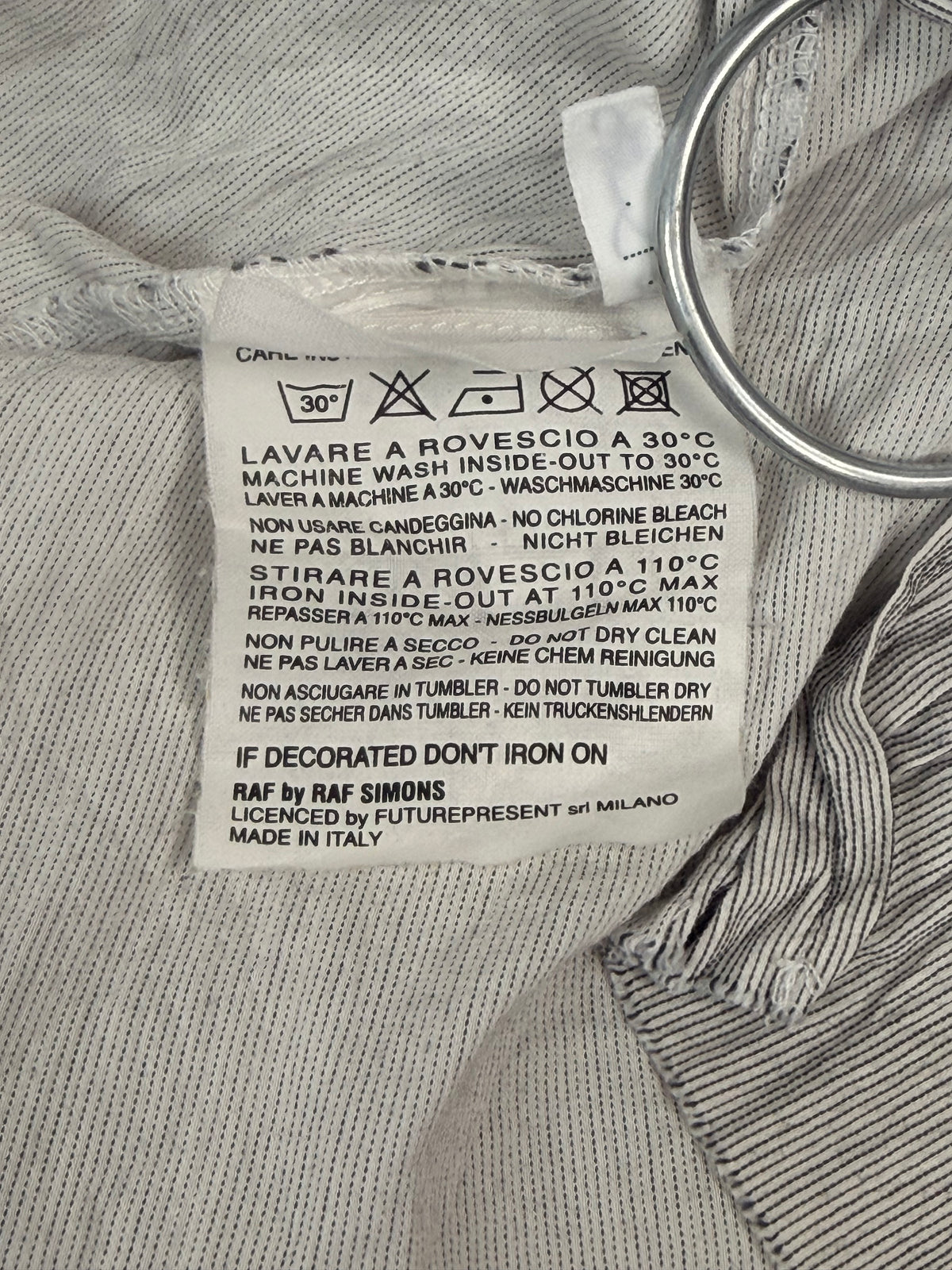 Raf By Raf Simons SS06 patches hooded shirt