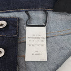Rick Owens AW25 Concordians sample spiral bias bootcut denim