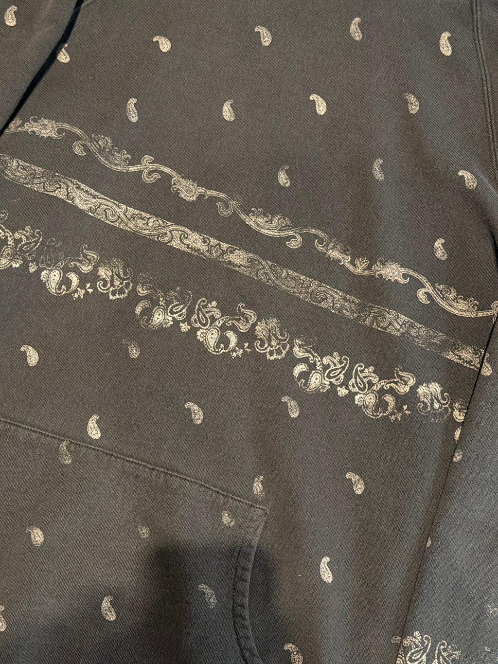 Saint Laurent SS19 Paisley Hoodie By Vaccarello