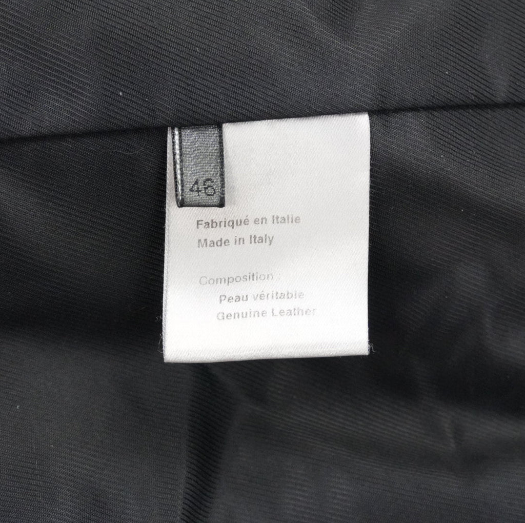 Dior AW03 Luster quilted leather coat