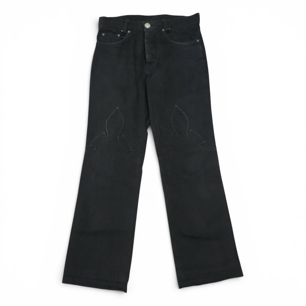 Chrome Hearts fleur knees