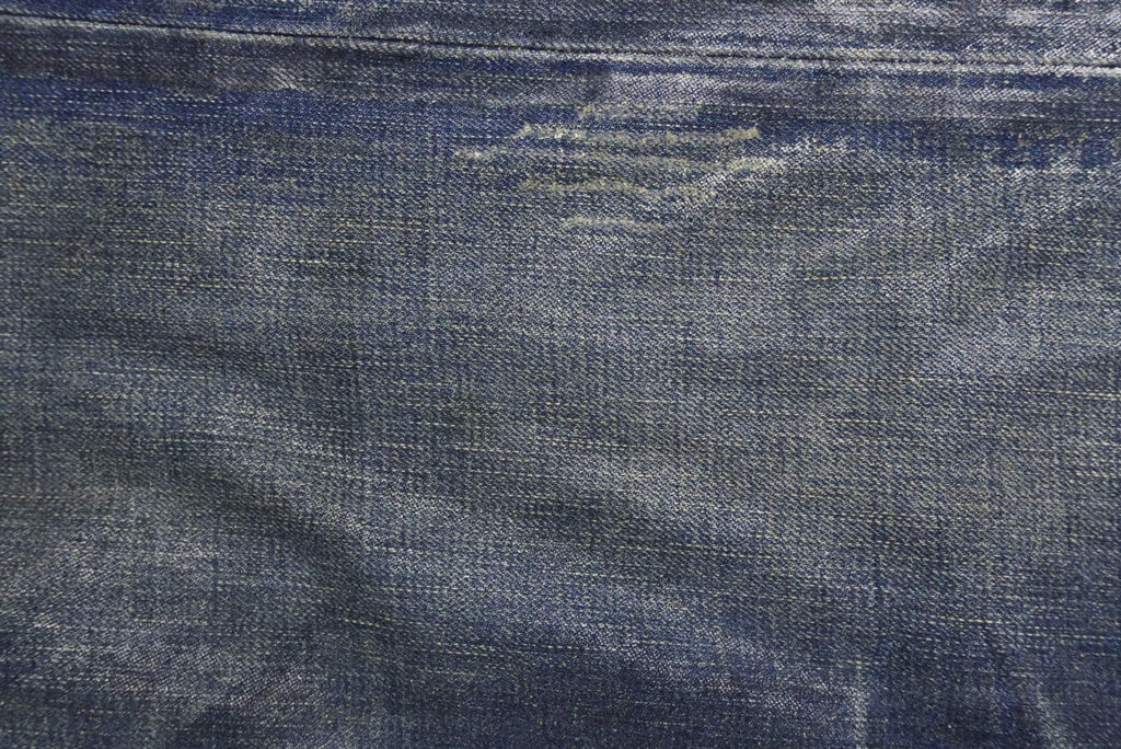 Dior AW07 waxed green “luster” denim