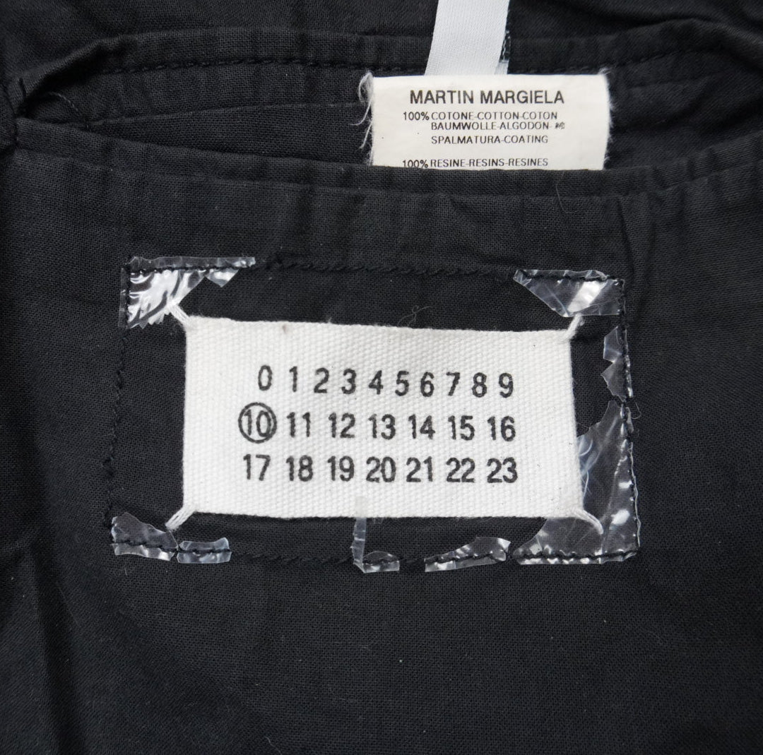 Maison Martin Margiela SS03 waxed 5 zip jacket