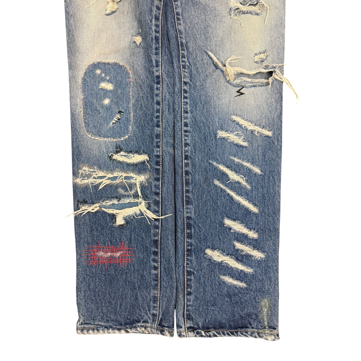 Undercover SS05 But Beautiful 60s Red Yarn Denim