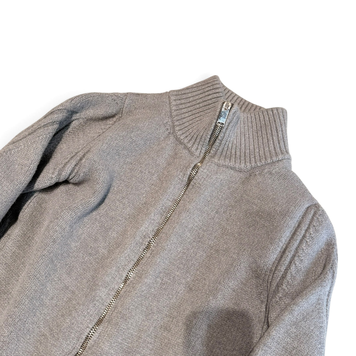 Dior AW03 Luster Wool Biker Heavy Sweater/Jacket