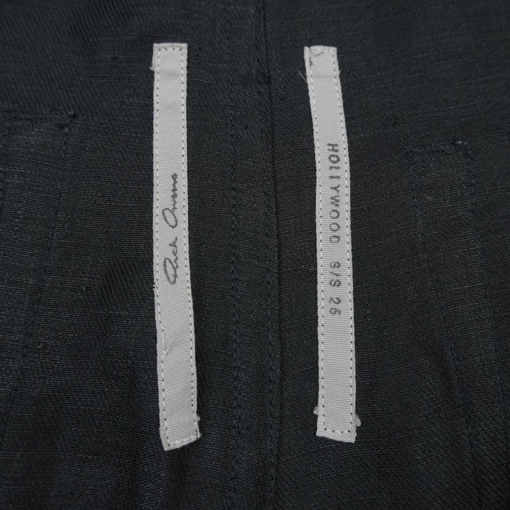 Rick Owens SS25 Hollywood waxed linen pants