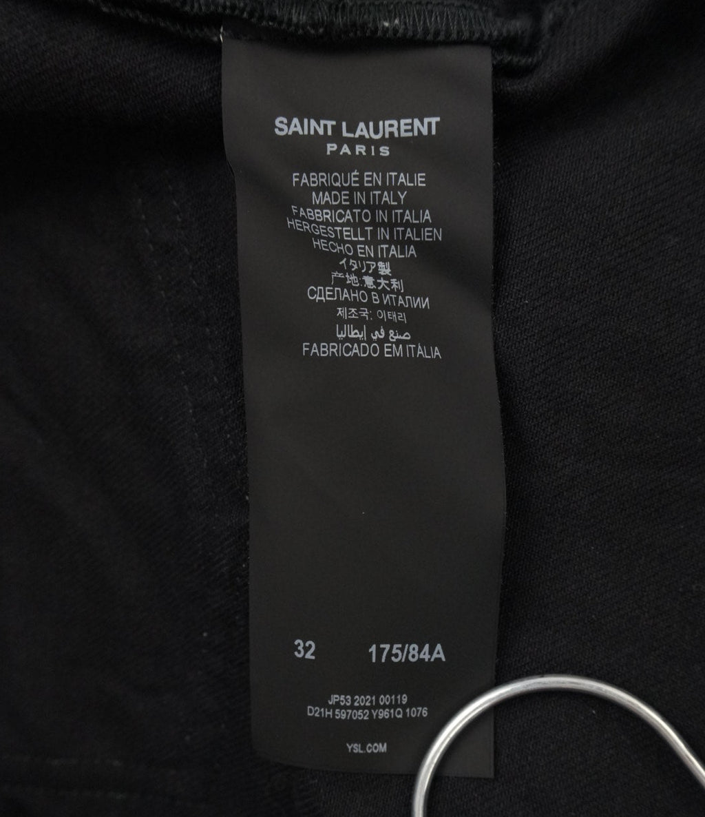 Saint Laurent 2021 waxed denim