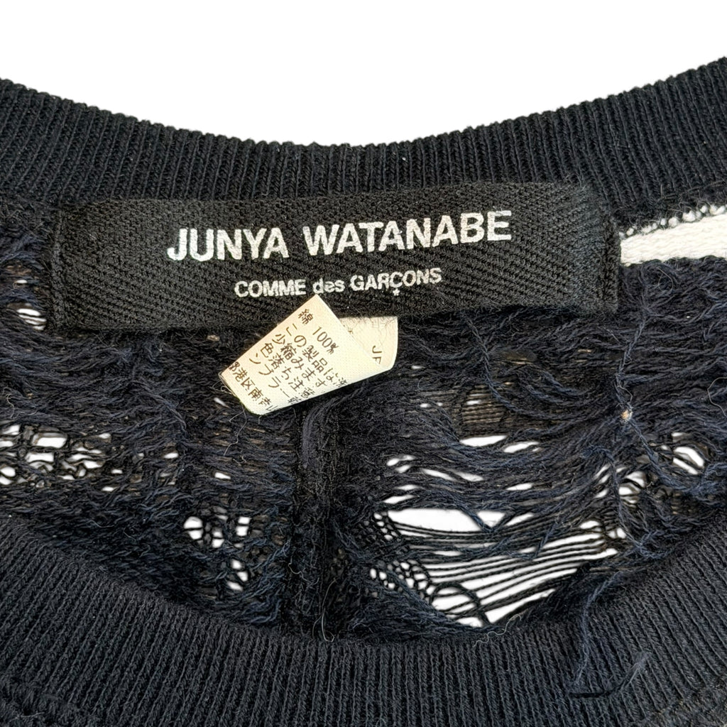 Junya Watanabe SS10 Grunge Striped Longsleeve