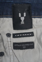 Rick Owens SS19 Babel sample waxed detroit denim