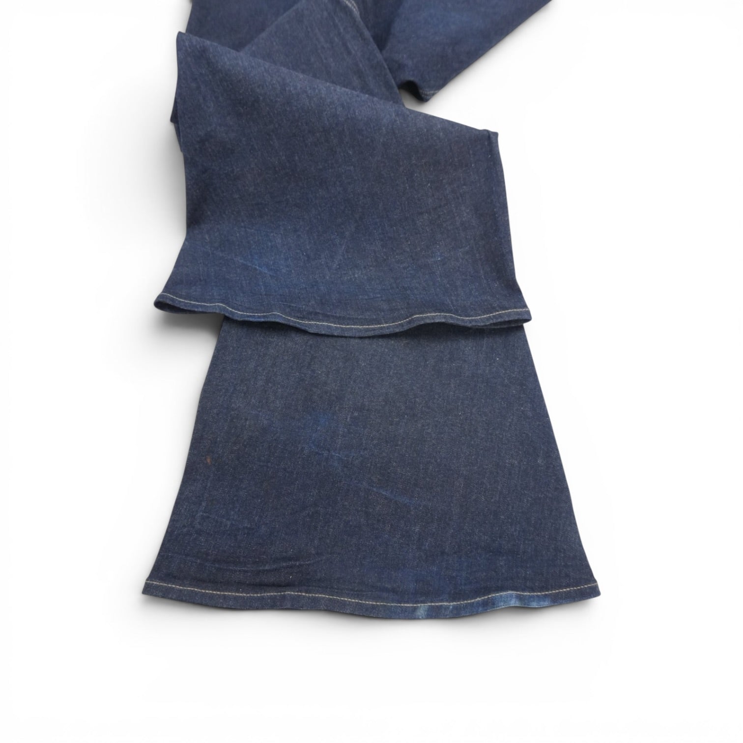Rick Owens AW25 Concordians sample spiral bias bootcut denim