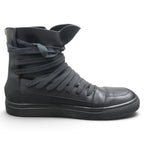 Kris Van Assche black multilaces