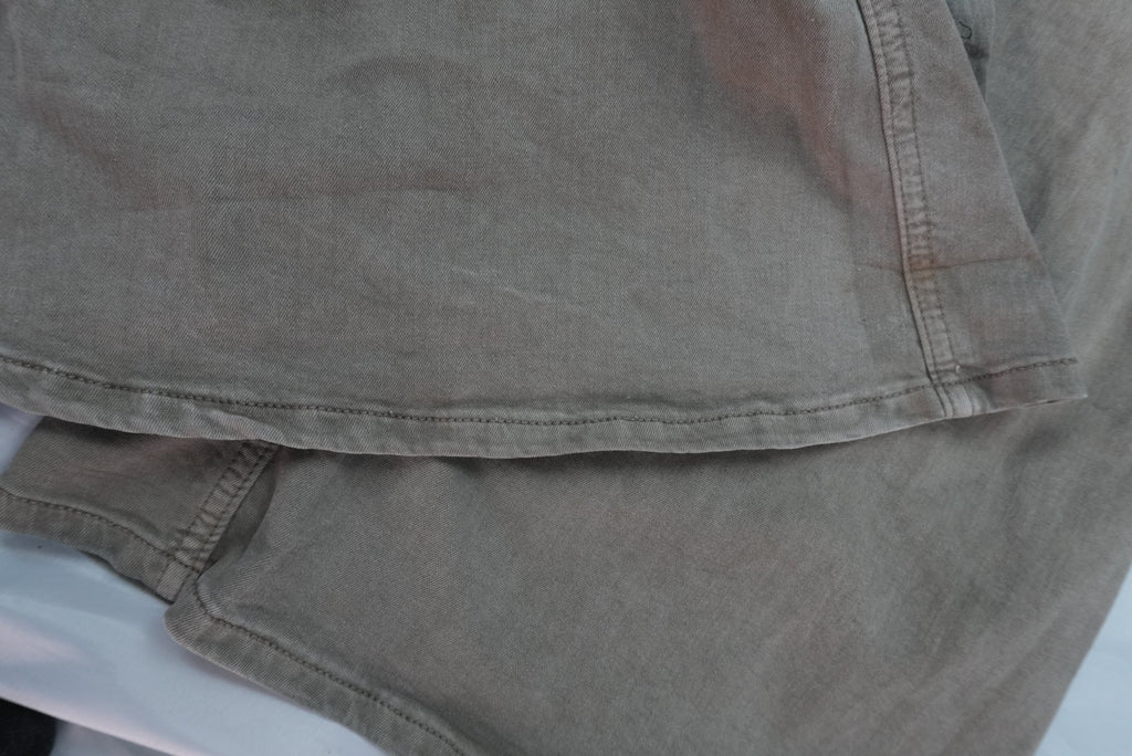 Rick Owens SS24 Lido waxed bolan banana cut denim