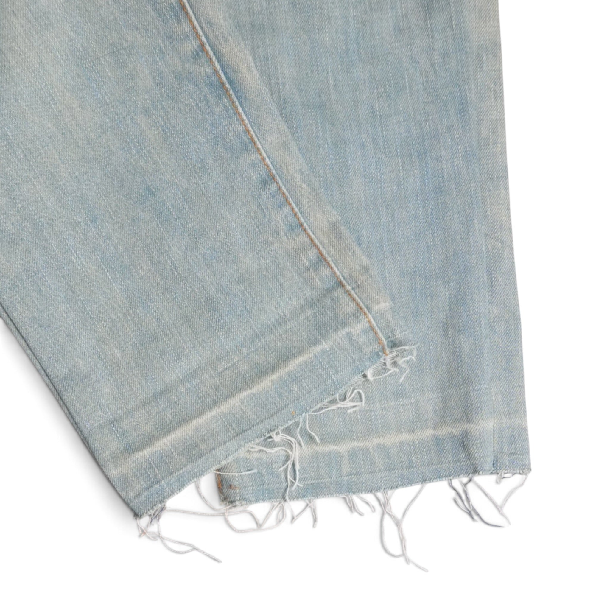 Dior SS04 Strip bleu claire denim