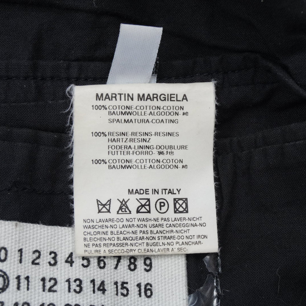 Maison Martin Margiela SS03 waxed 5 zip jacket