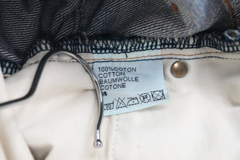 Dior AW07 waxed green “luster” denim