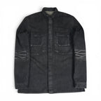 Dior SS03 Follow Me faded whiskered denim jacket