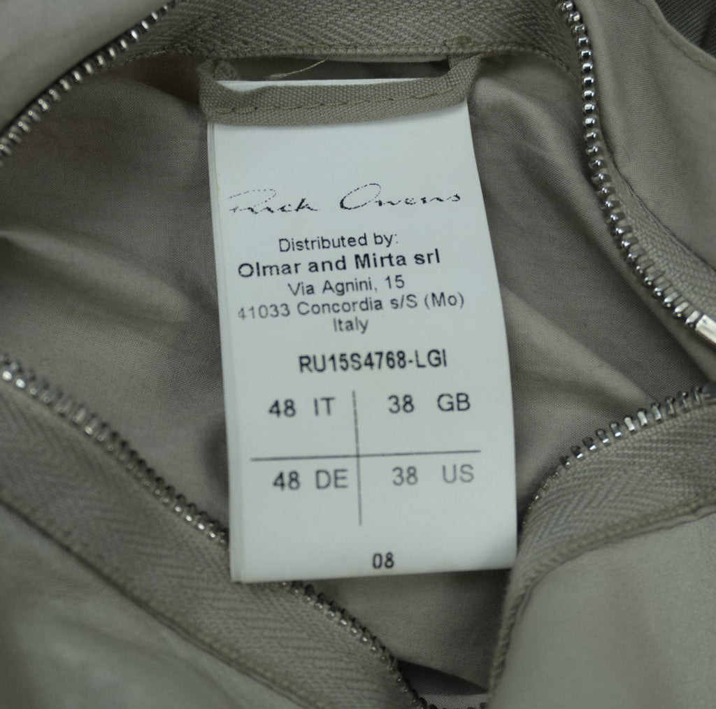 Rick Owens SS15 Faun mollino Leather Jacket