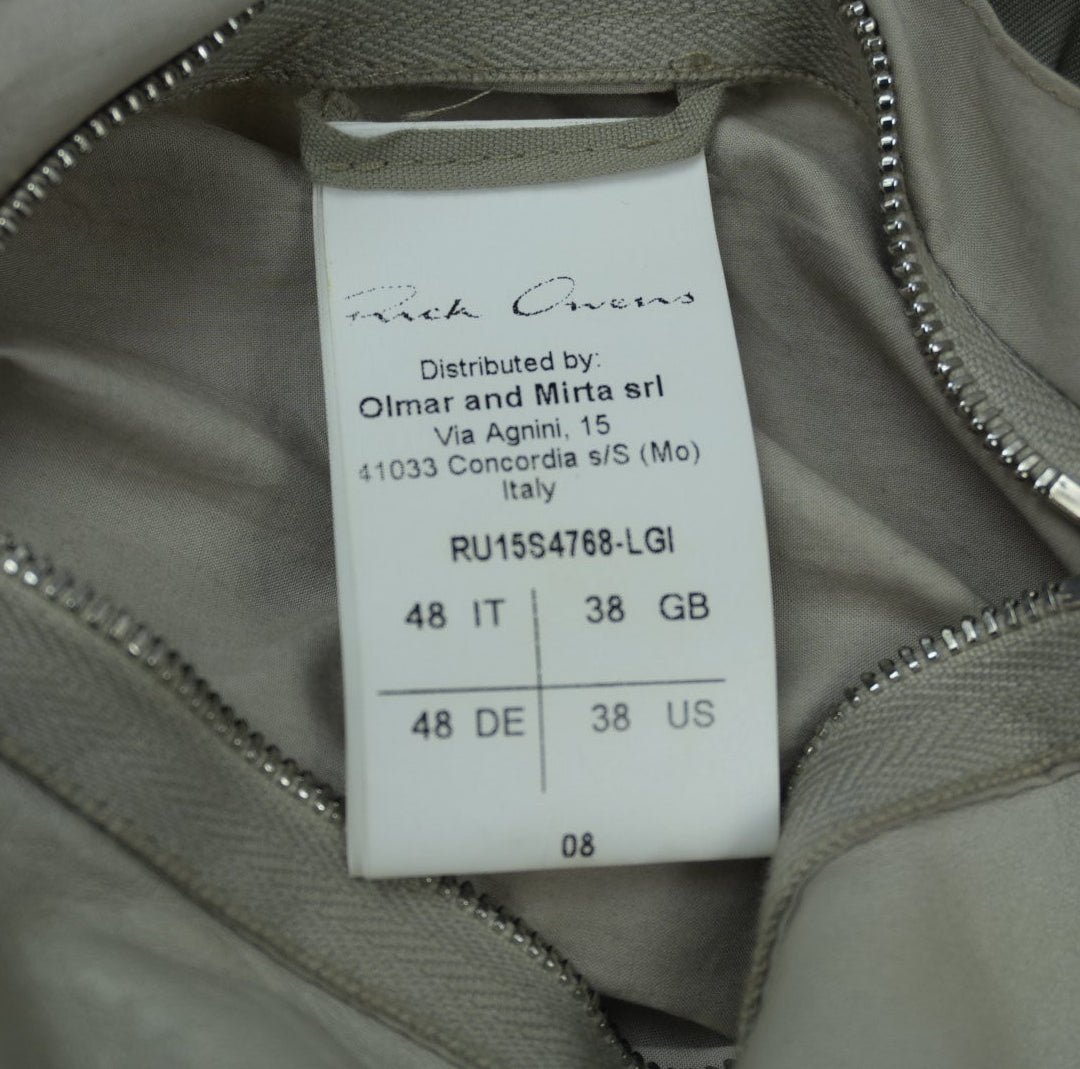 Rick Owens SS15 Faun mollino Leather Jacket