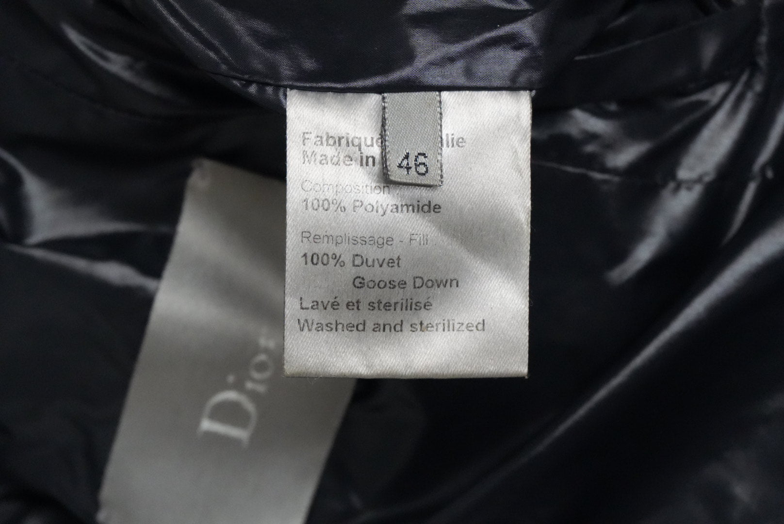 Dior AW08 Lumiere Du Nord officer puffer