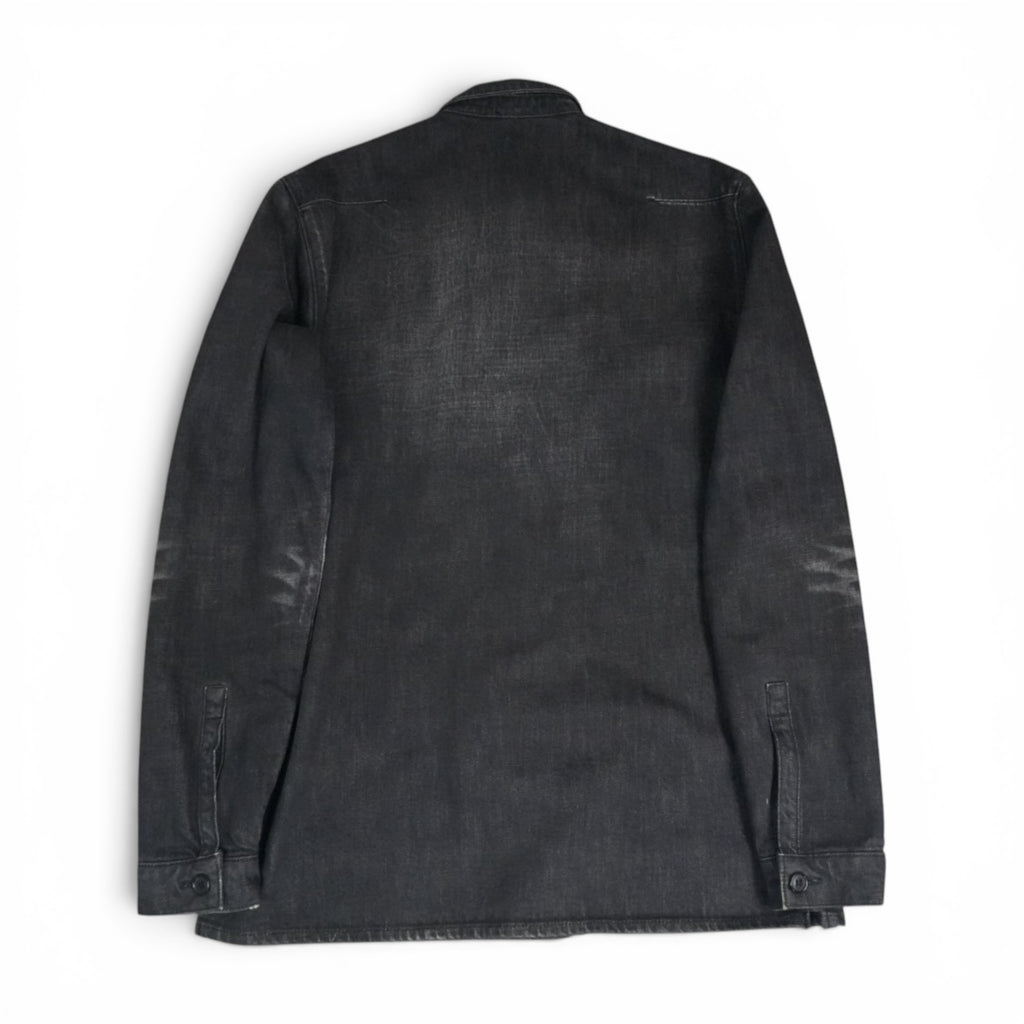 Dior SS03 Follow Me faded whiskered denim jacket