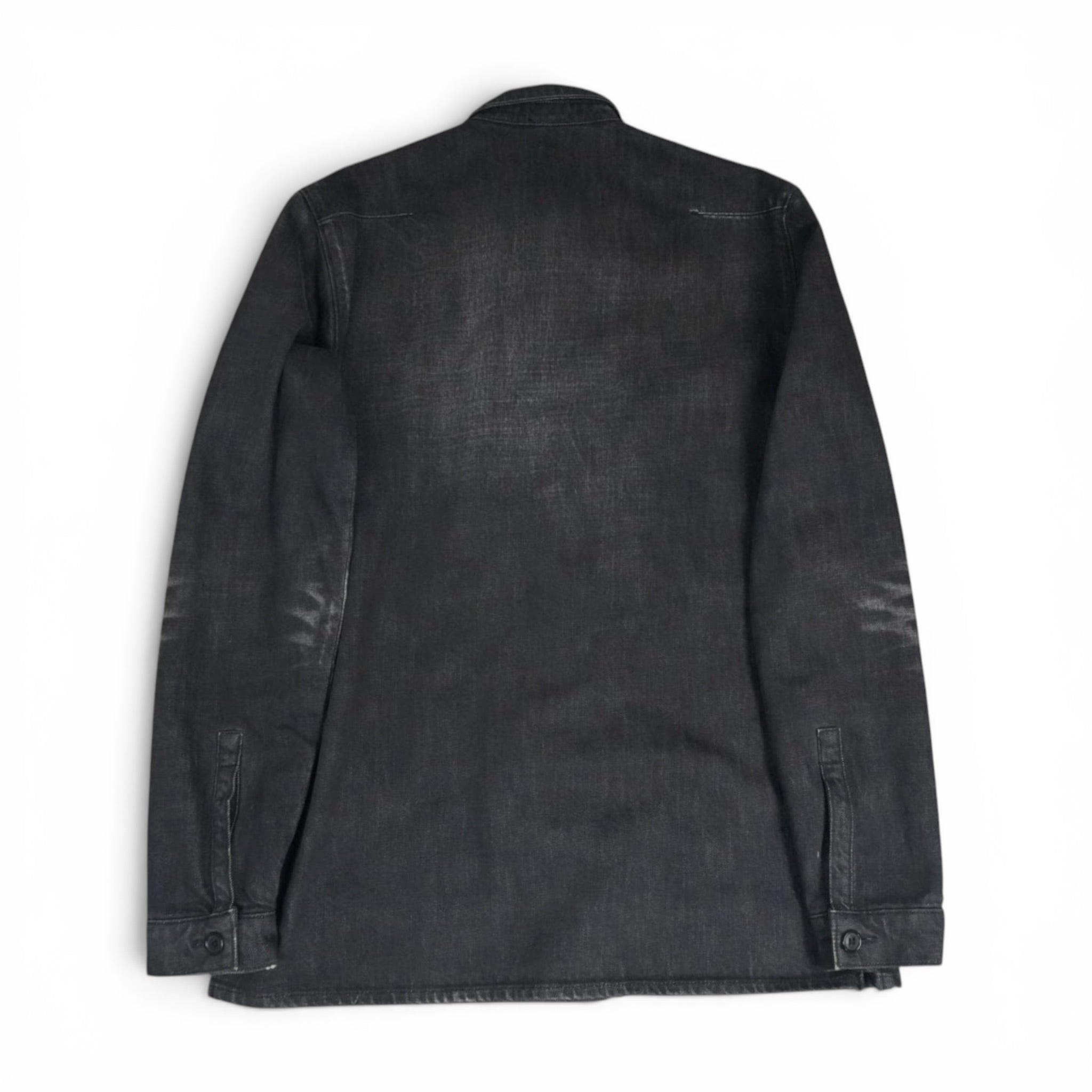 Dior SS03 Follow Me faded whiskered denim jacket