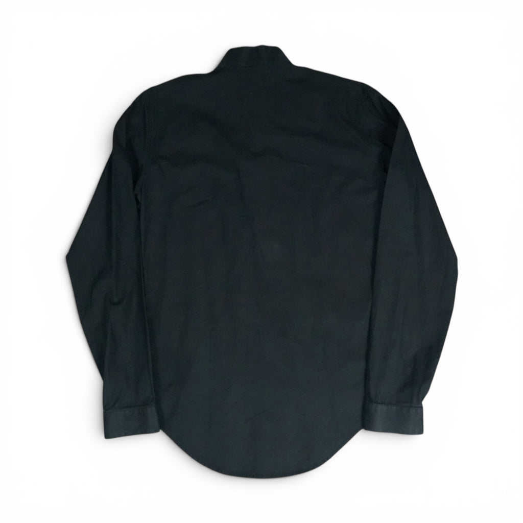 Dior AW06 high collar black shirt