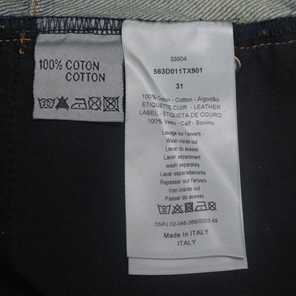 Dior SS15 script denim
