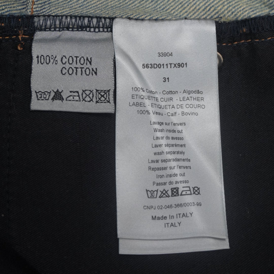 Dior SS15 script denim