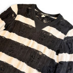Junya Watanabe SS10 Grunge Striped Longsleeve