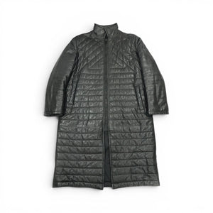 Dior AW03 Luster quilted leather coat