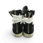 Kris Van Assche crocodile multilace sneakers