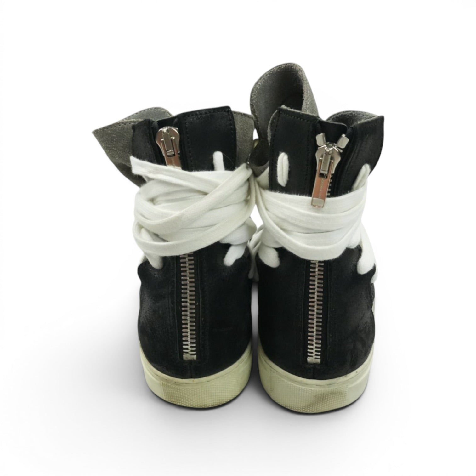 Kris Van Assche crocodile multilace sneakers