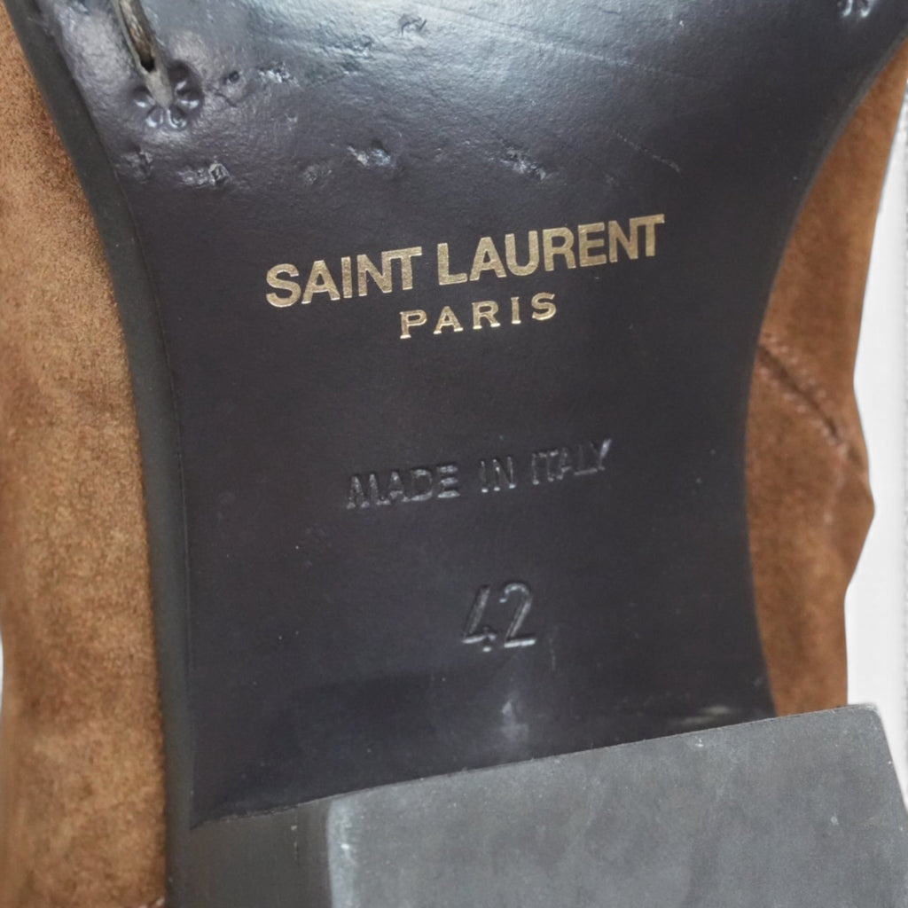 Saint Laurent SS19 Lukas fringed boots