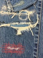 Undercover SS05 But Beautiful 60s Red Yarn Denim