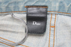 Dior SS04 Strip bleu claire denim