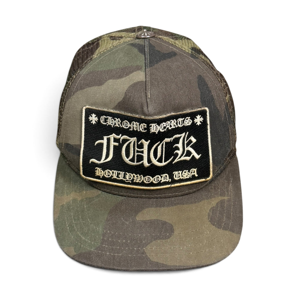 Chrome Hearts vintage fuck camo hat
