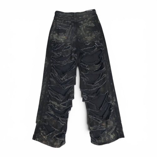 Balenciaga SS23 Mud Show super destroyed denim