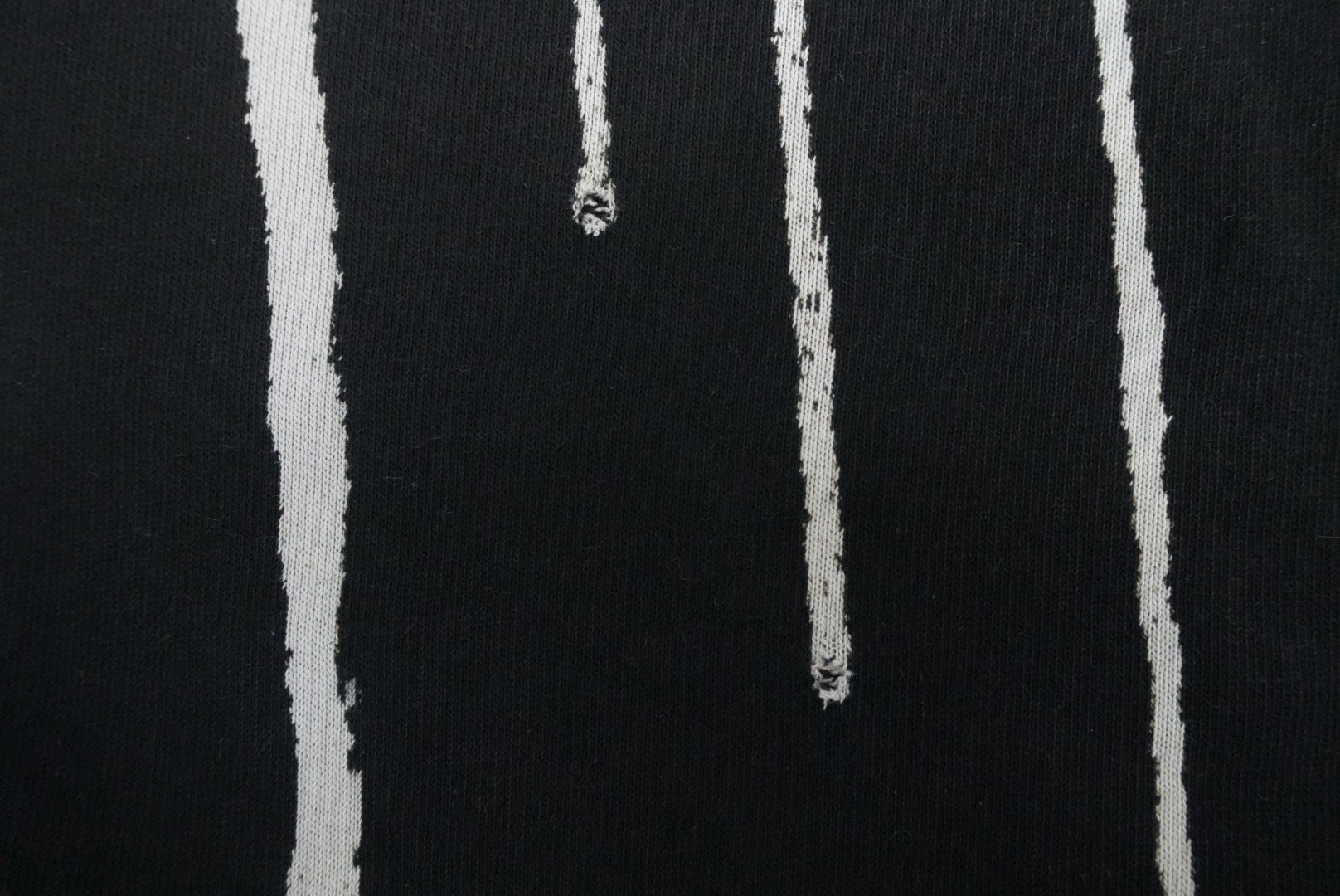 Rick Owens FW16 Mastodon bleach vomit sweatshirt