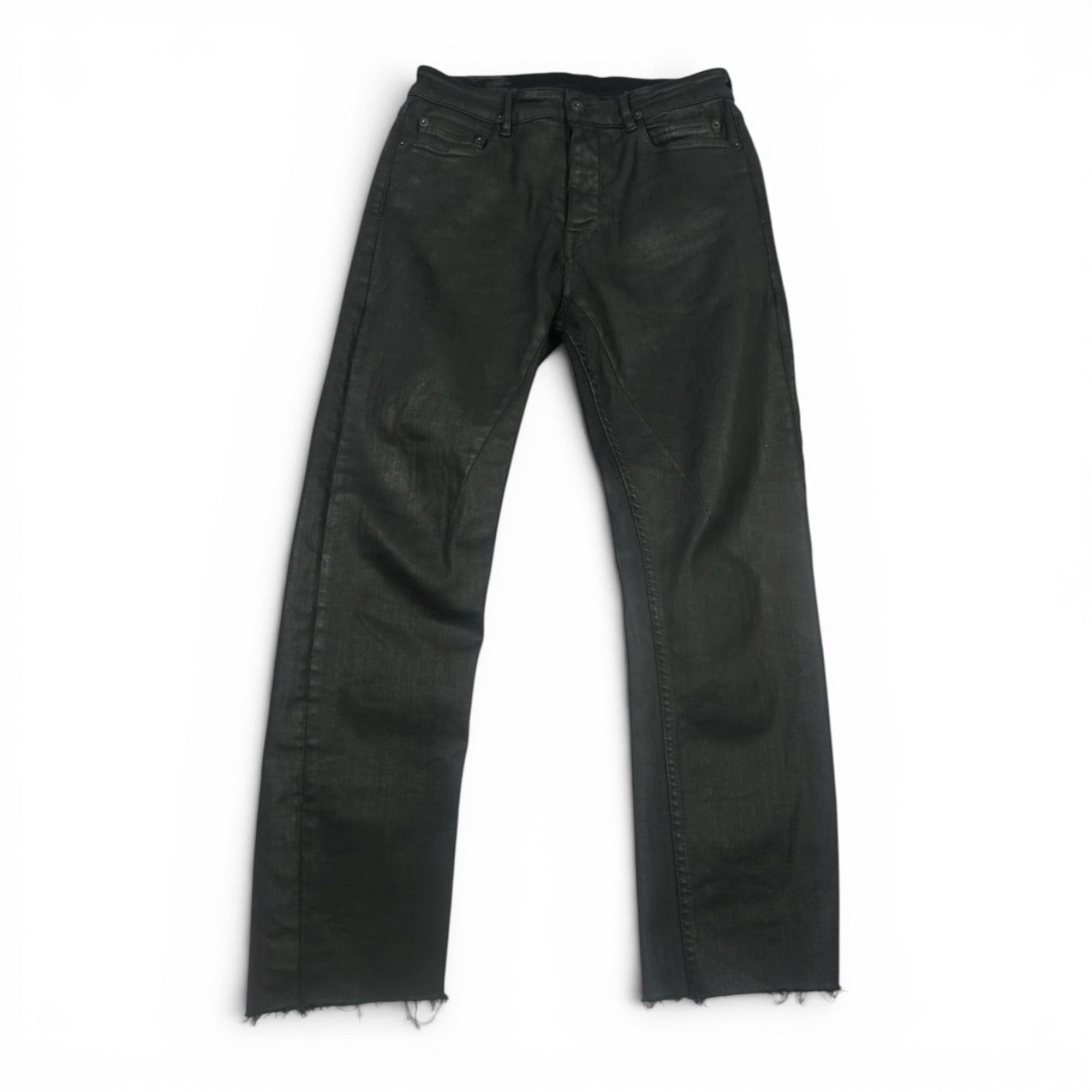 Rick Owens SS17 Walrus waxed torrance cut denim