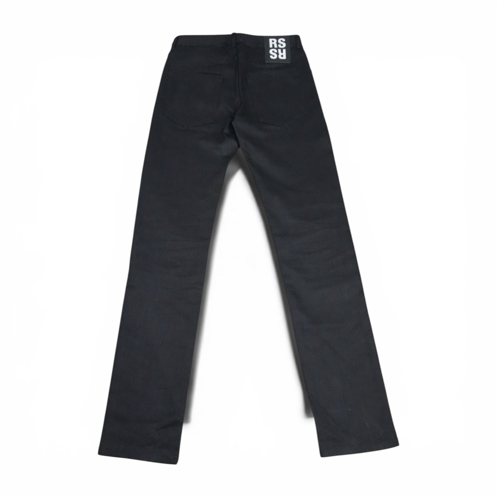 Raf Simons AW18 Christiane F. Patches waxed denim