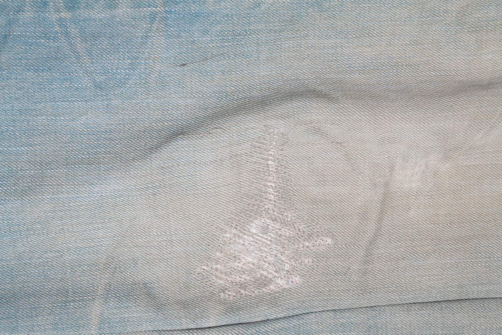 Dior SS04 Strip bleu claire denim