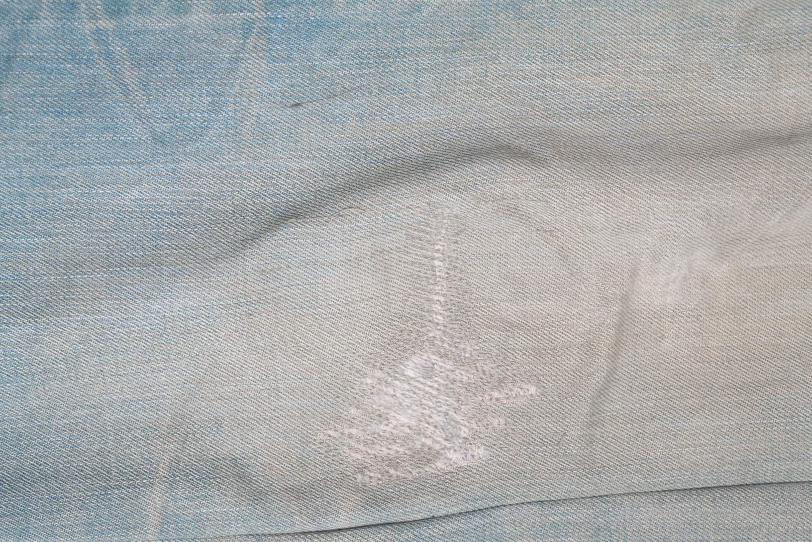 Dior SS04 Strip bleu claire denim