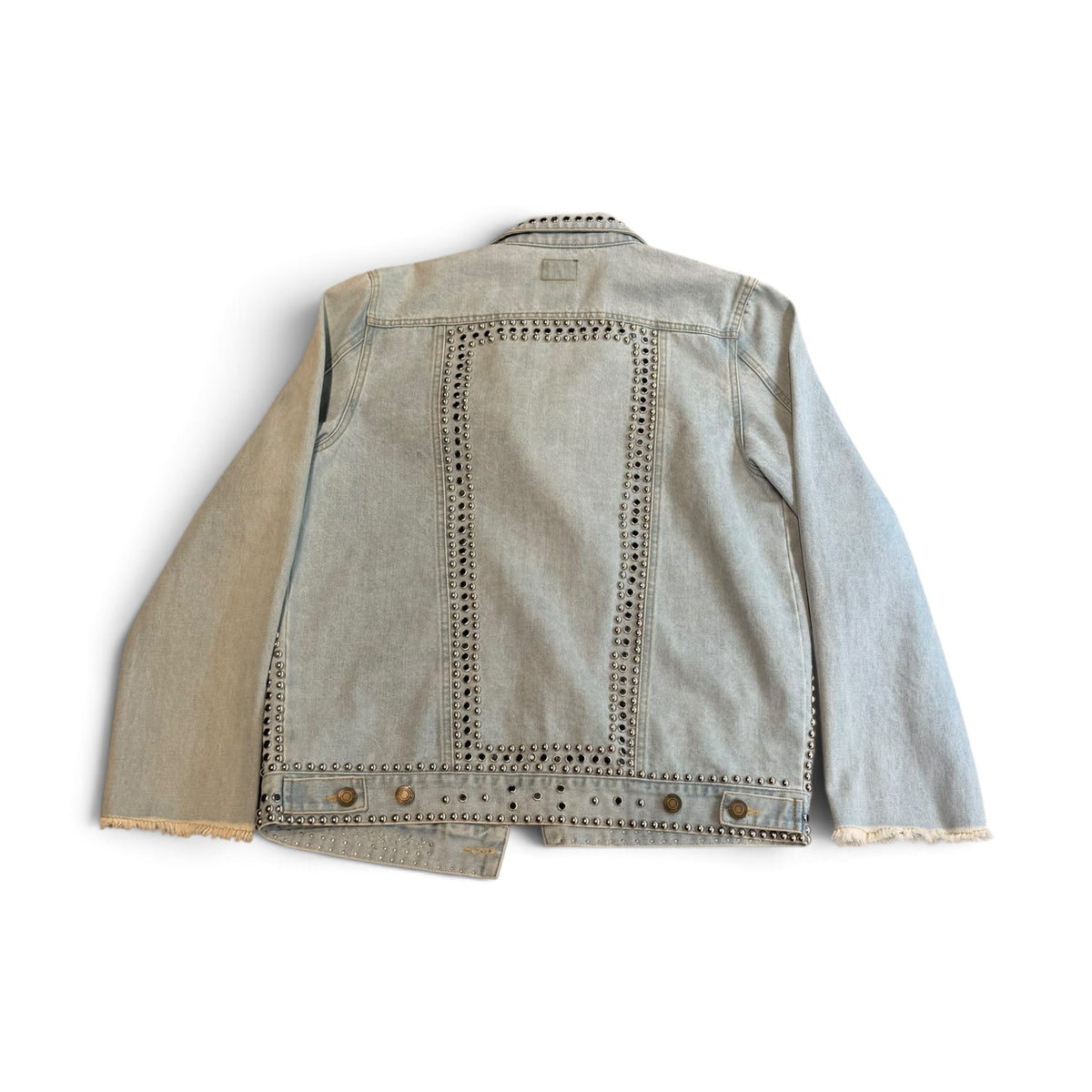 Saint Laurent 2014 Studded Denim Jacket By Hedi Slimane
