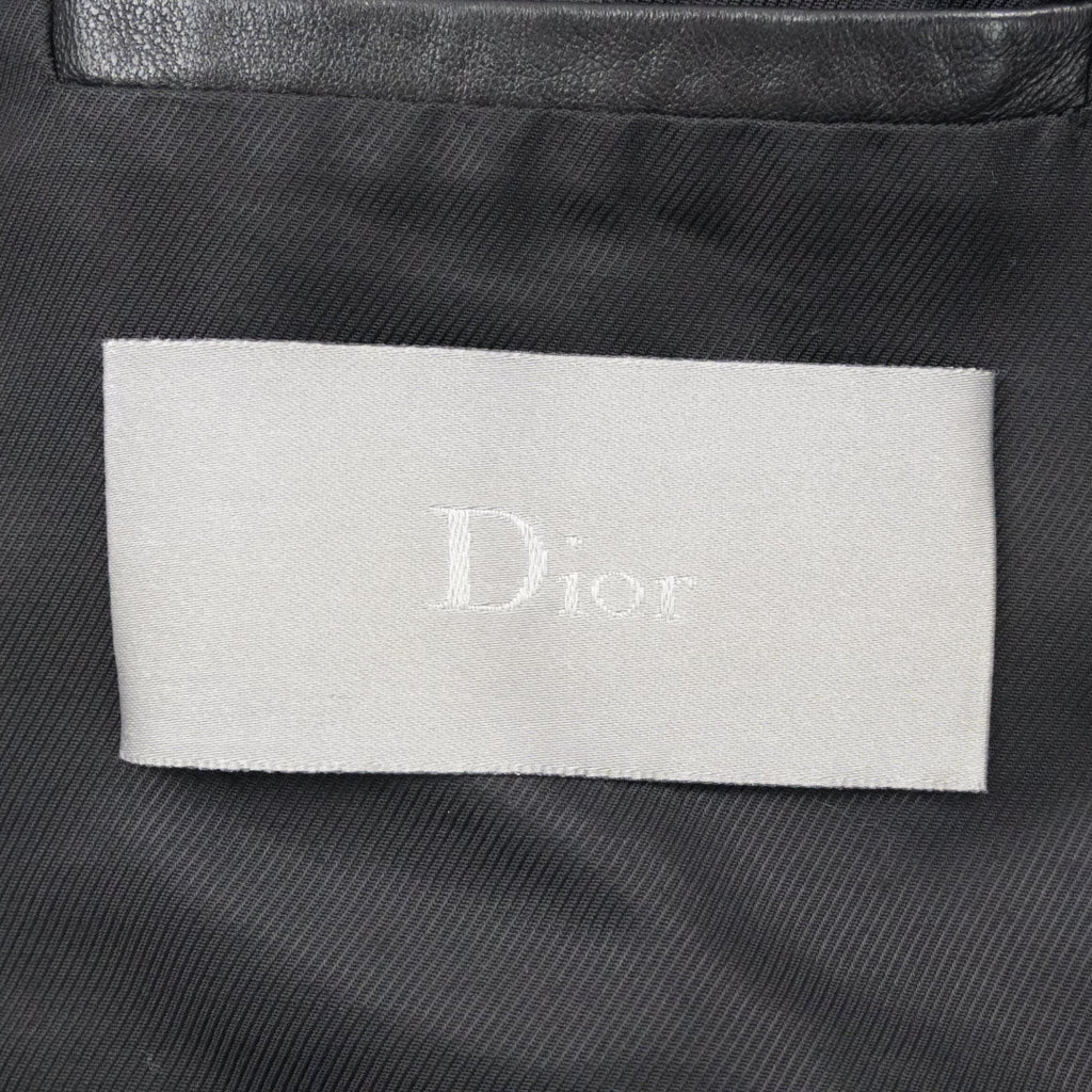 Dior AW03 Luster quilted leather coat