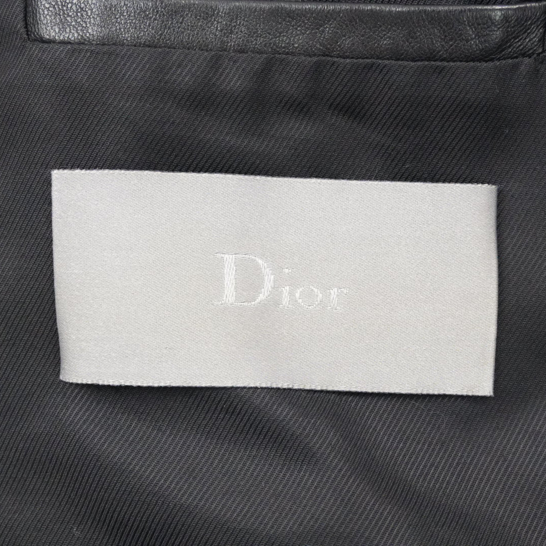 Dior AW03 Luster quilted leather coat